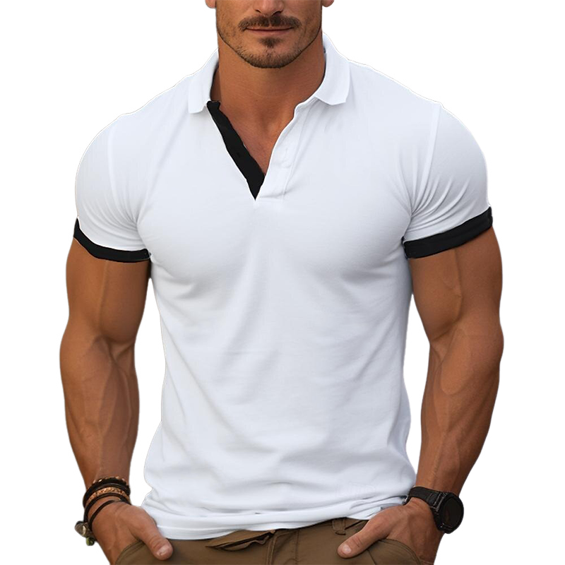 Ethan | Contrast Cotton Polo