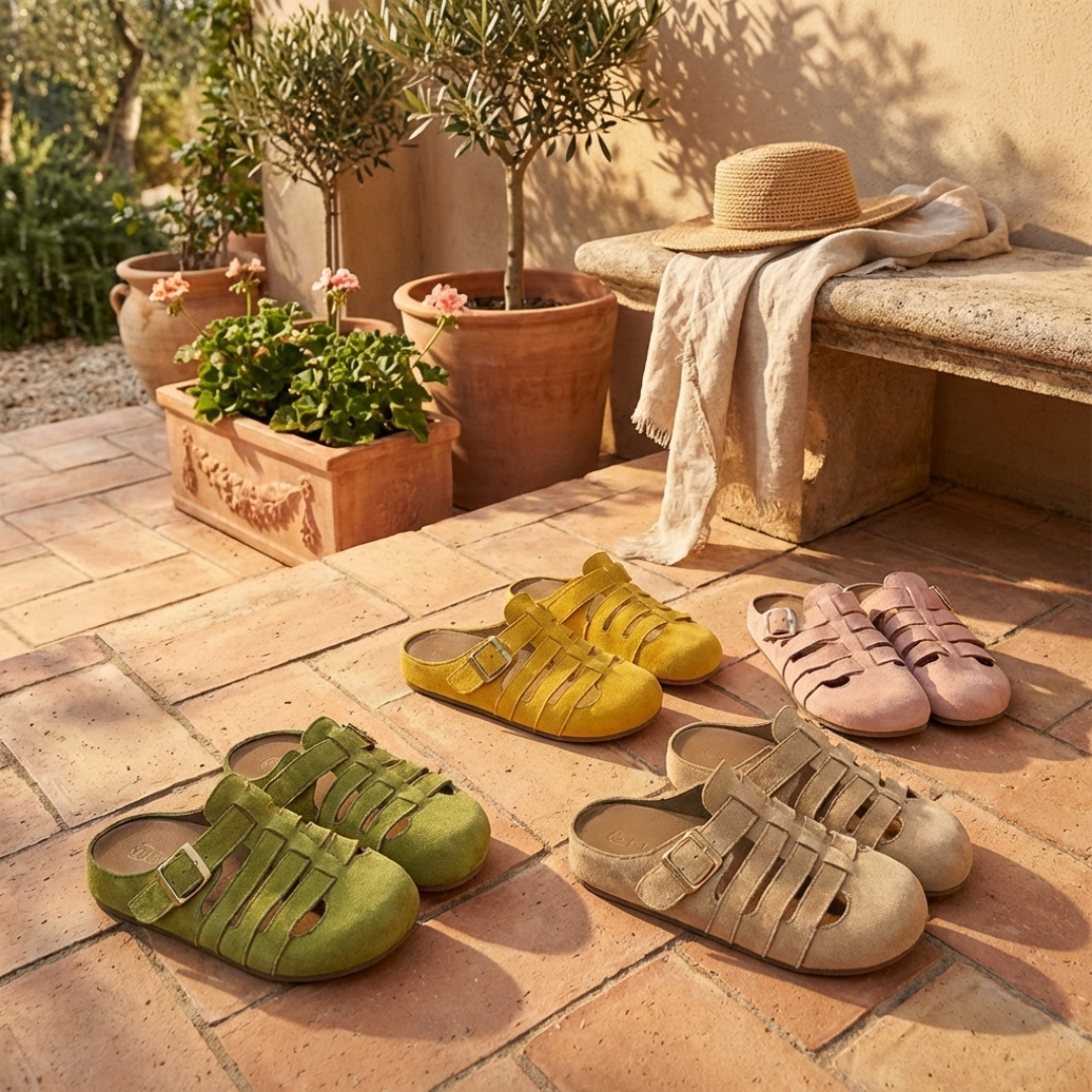 Clara | Sandales-mules Confortables à enfiler sans fermeture – Douceur et Praticité au quotidien