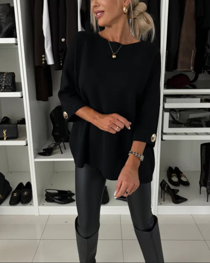 Evelyne - Haut Élégant en Tricot pour Femmes