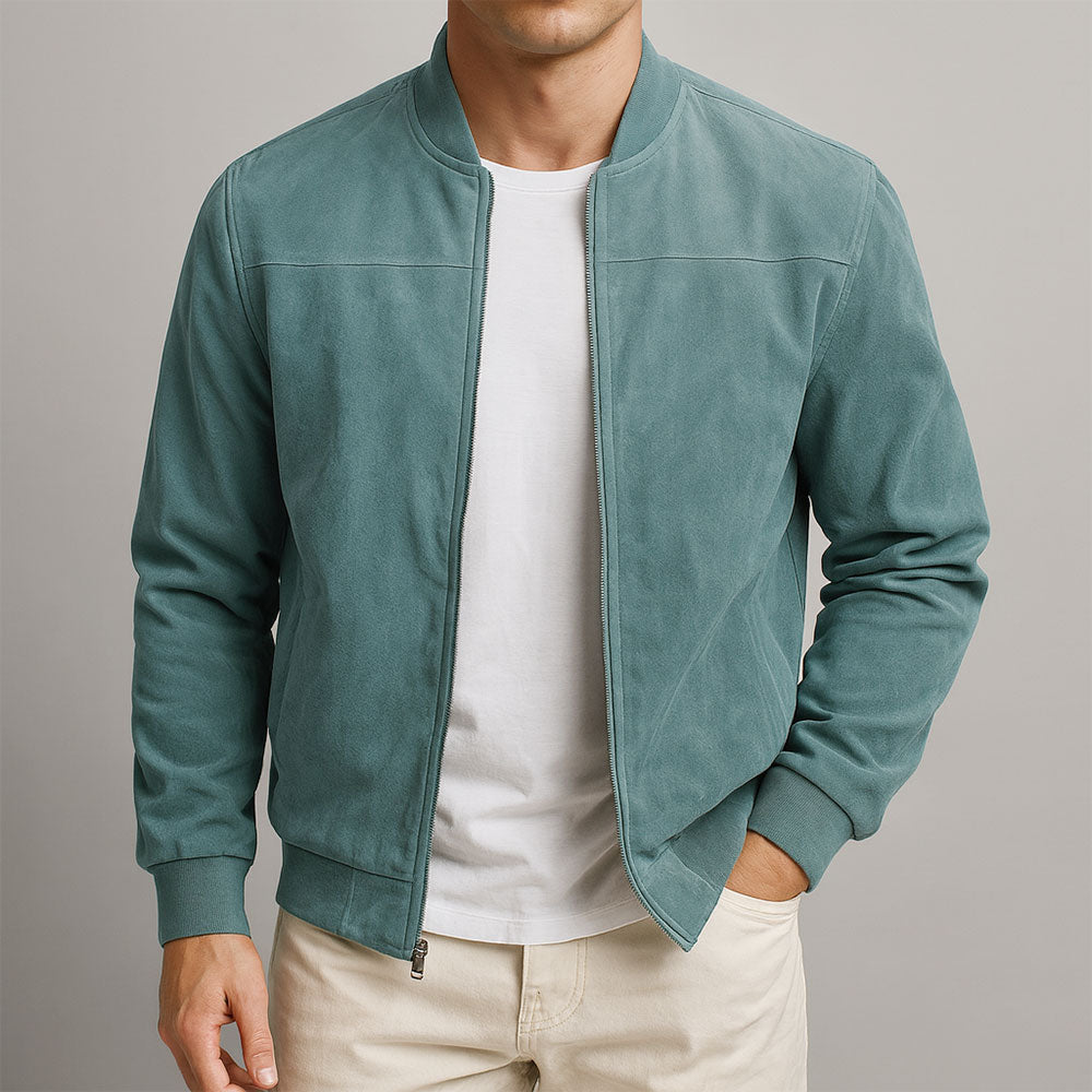 Félix™ – Le Blouson en Suède Authentique pour Homme