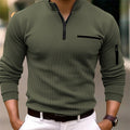 Milan | Modern Zip Long-Sleeve Shirt