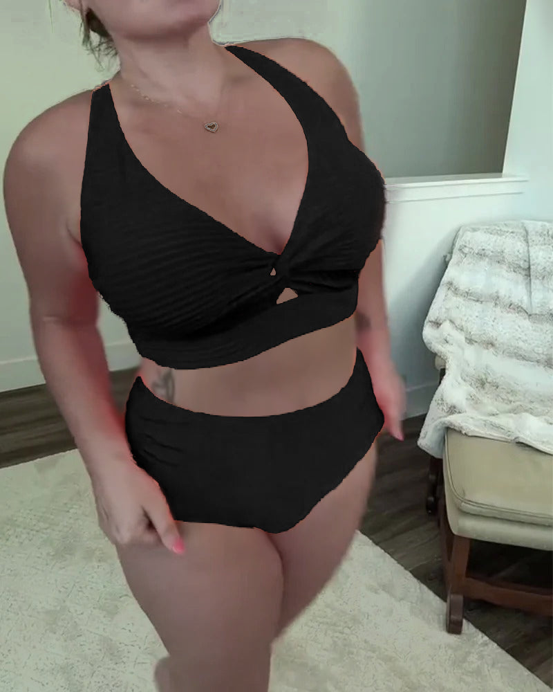 Aurore - Bikini triangle uni décontracté | Le bikini qui sublime chaque silhouette !