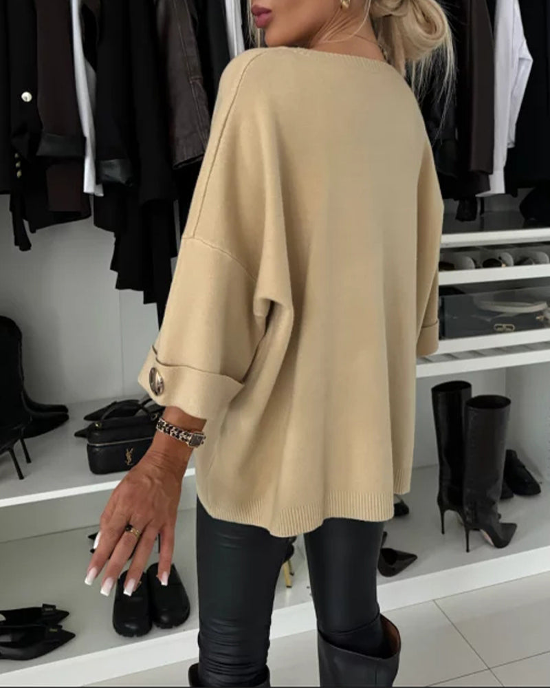 Evelyne - Haut Élégant en Tricot pour Femmes
