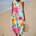 Adélaïde | Robe Midi Fleurie – Charme Florale