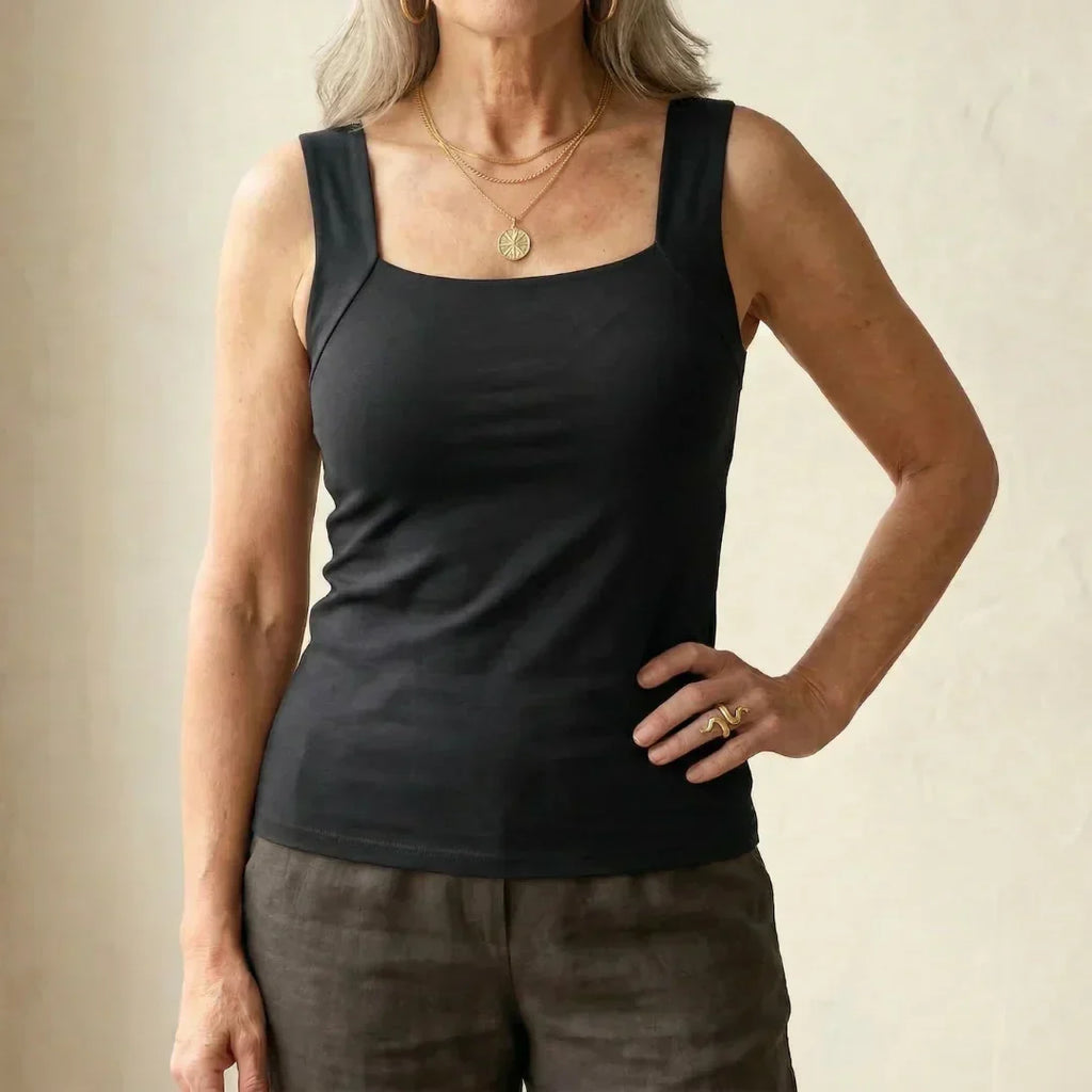 Jeannette | Débardeur à soutien-gorge intégré, confort assuré
