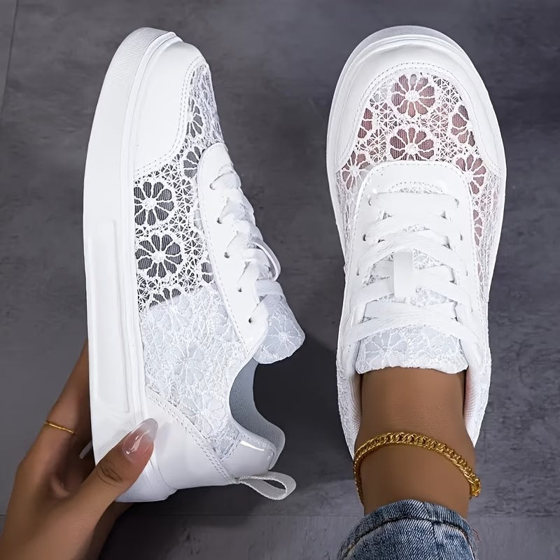Sylvie | Baskets Dentelle Florale