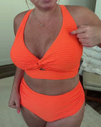 Aurore - Bikini triangle uni décontracté | Le bikini qui sublime chaque silhouette !