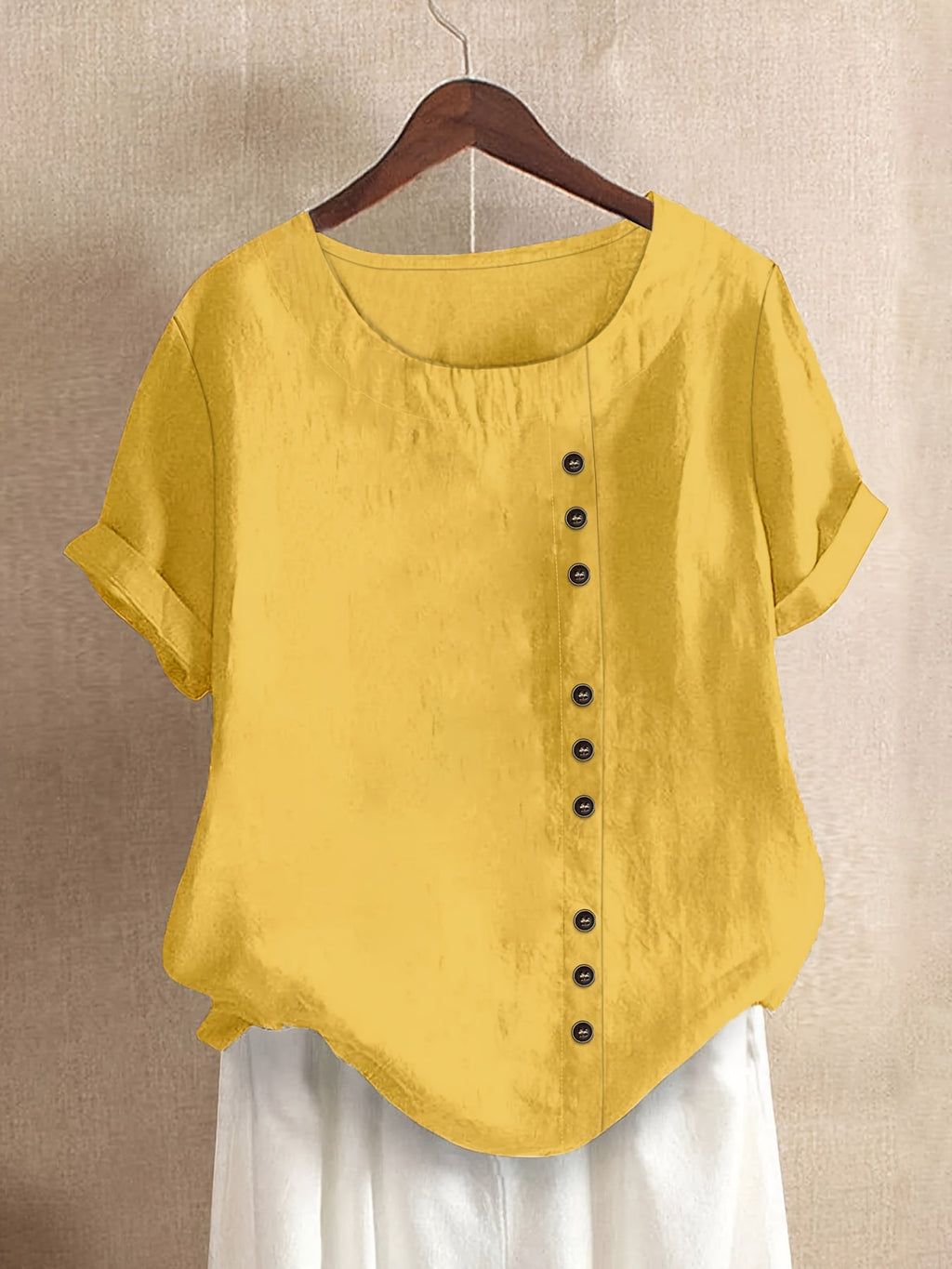 Claire | Blouse décontractée à boutons
