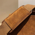 Lucette - Sac Bandoulière Suédine Vintage