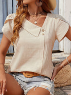 Sienna | Blouse asymétrique à boutons