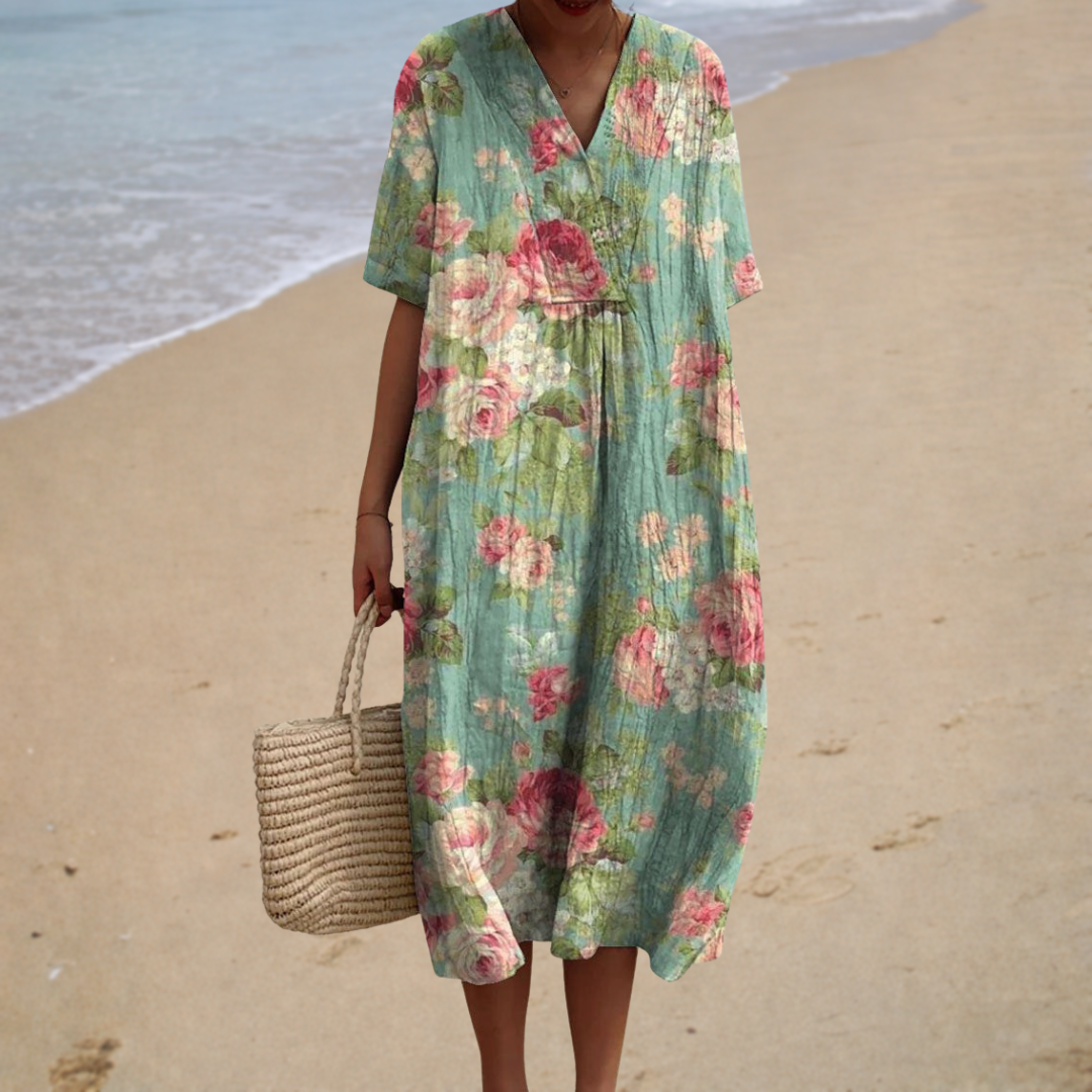 Rosalie | Robe Fleurie Romantique et Élégante