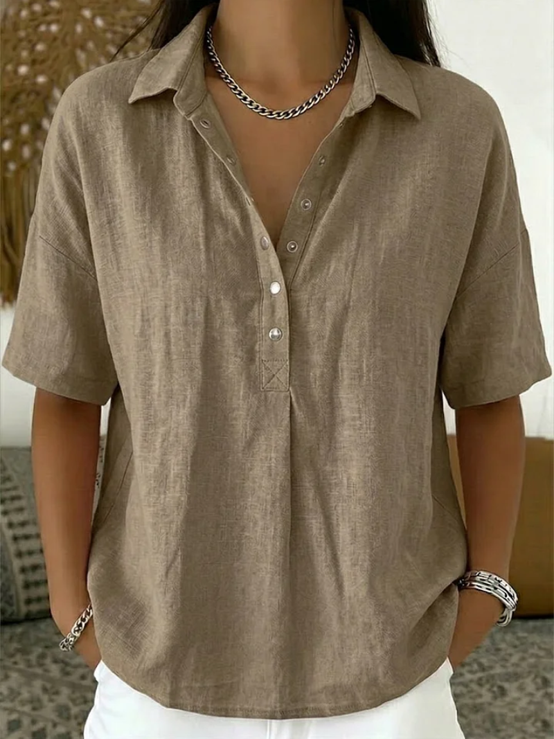 Chloé | Blouse à col et bouton