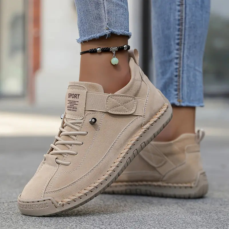 Gisela - Chaussures orthopédiques confortables à effet cuir