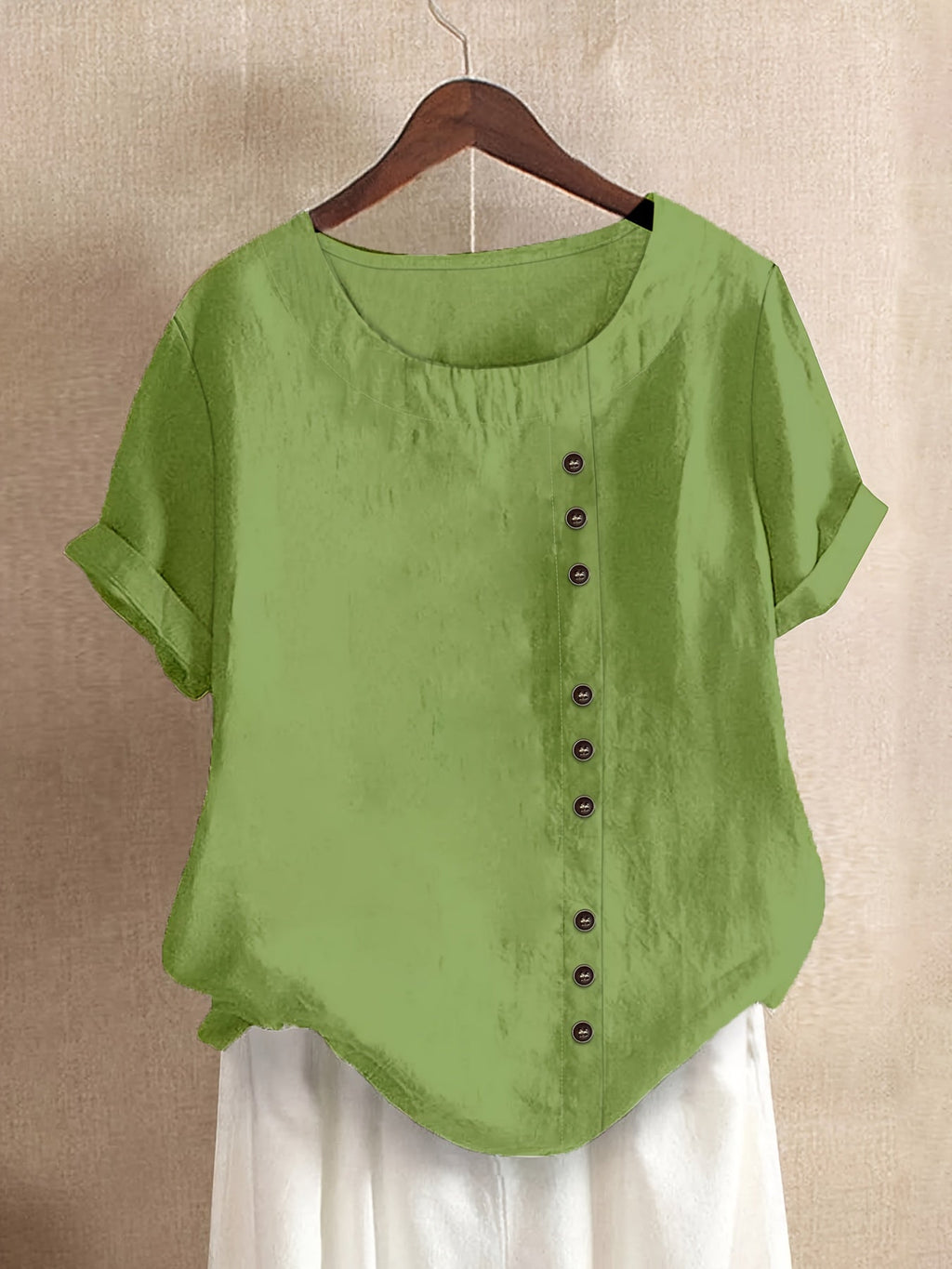 Claire | Blouse décontractée à boutons