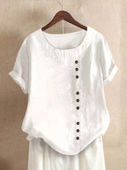 Claire | Blouse décontractée à boutons