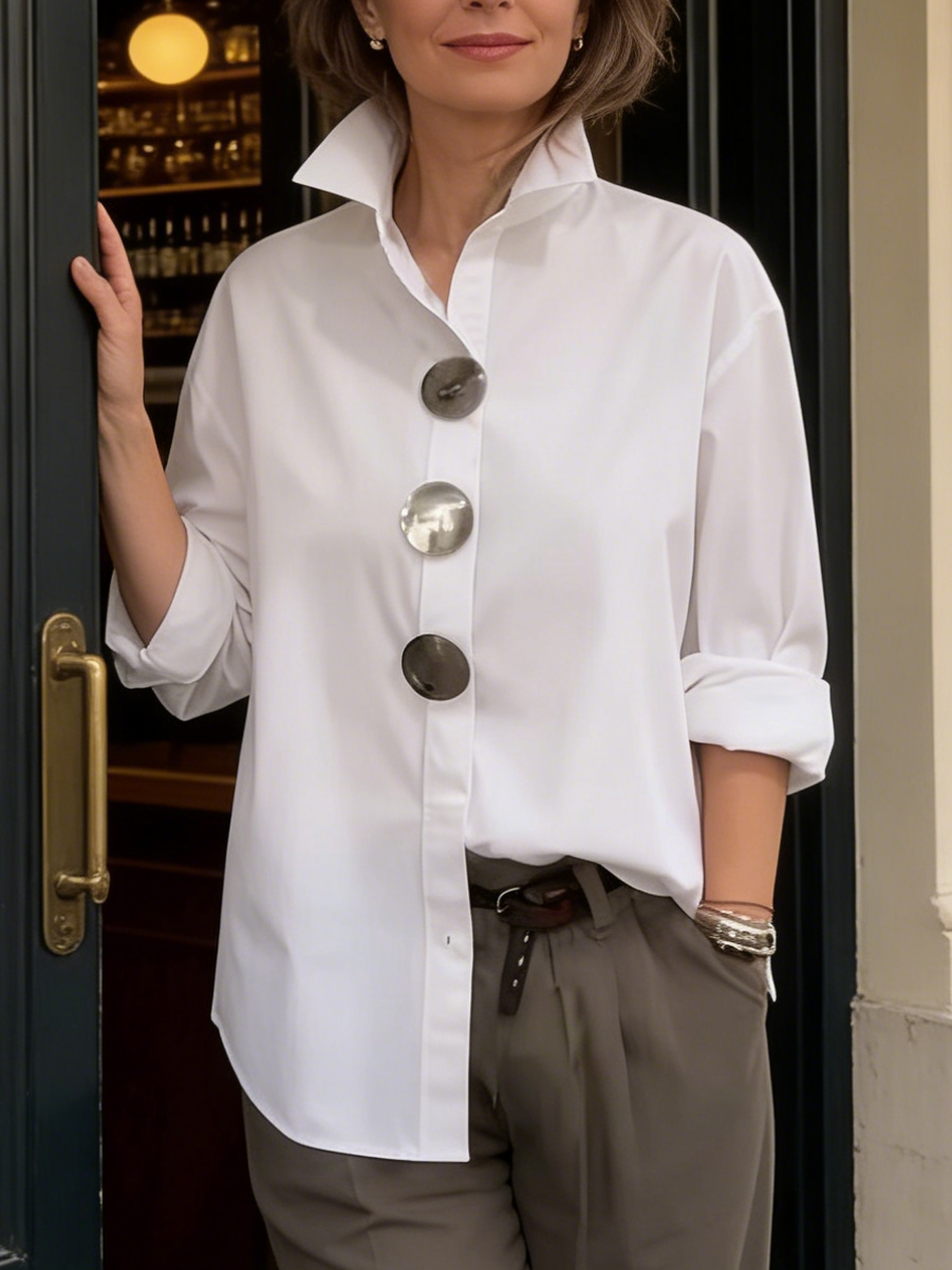 Juliette | Button Detail Blouse