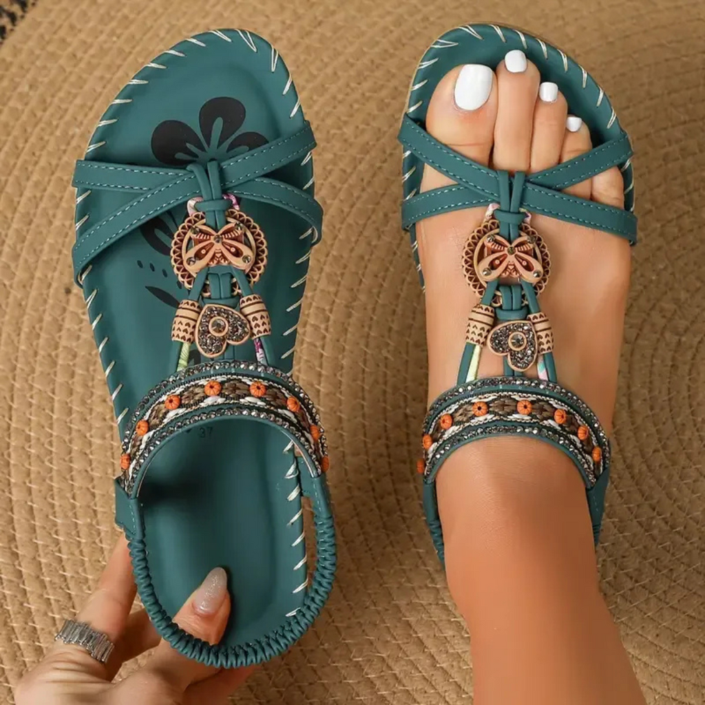 Nada – Sandales orthopédiques au style Ibiza, confort optimal et soutien toute la journée