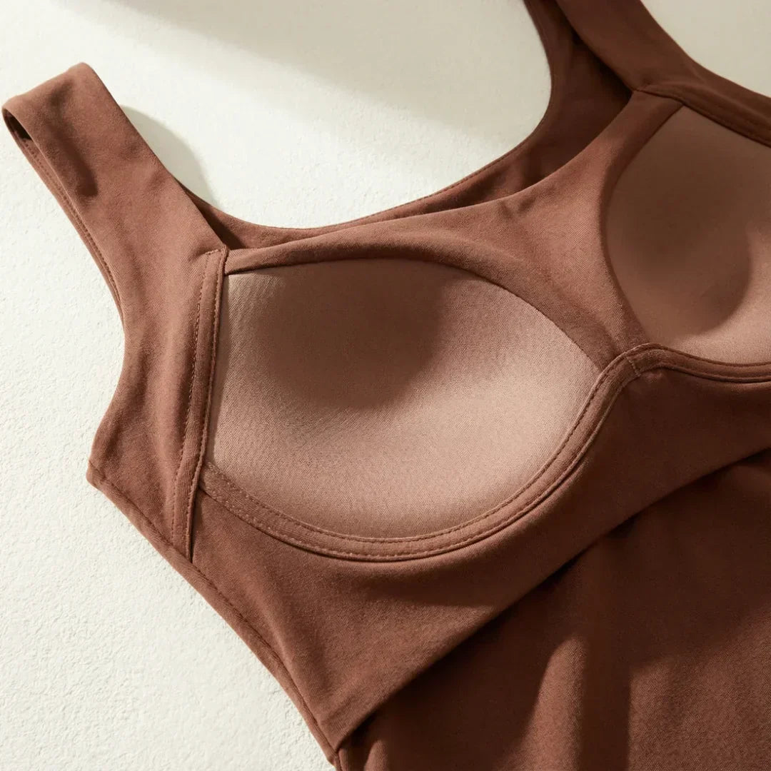 Jeannette | Débardeur à soutien-gorge intégré, confort assuré
