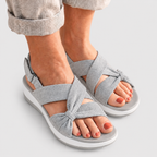 Hélène | Sandales orthopédiques en tissu