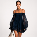 Celeste | Robe en mousseline