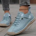 Gisela - Chaussures orthopédiques confortables à effet cuir