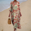 Bérénice | Robe Longue Florale Élégante