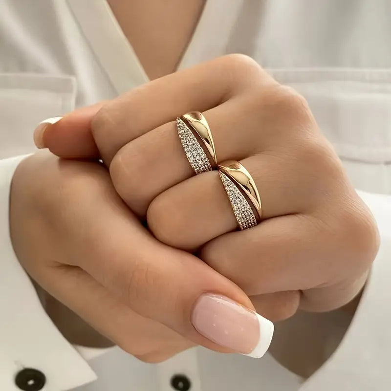 Luna | Sparkling Gold Ring (Buy 1, Get 1 Free)