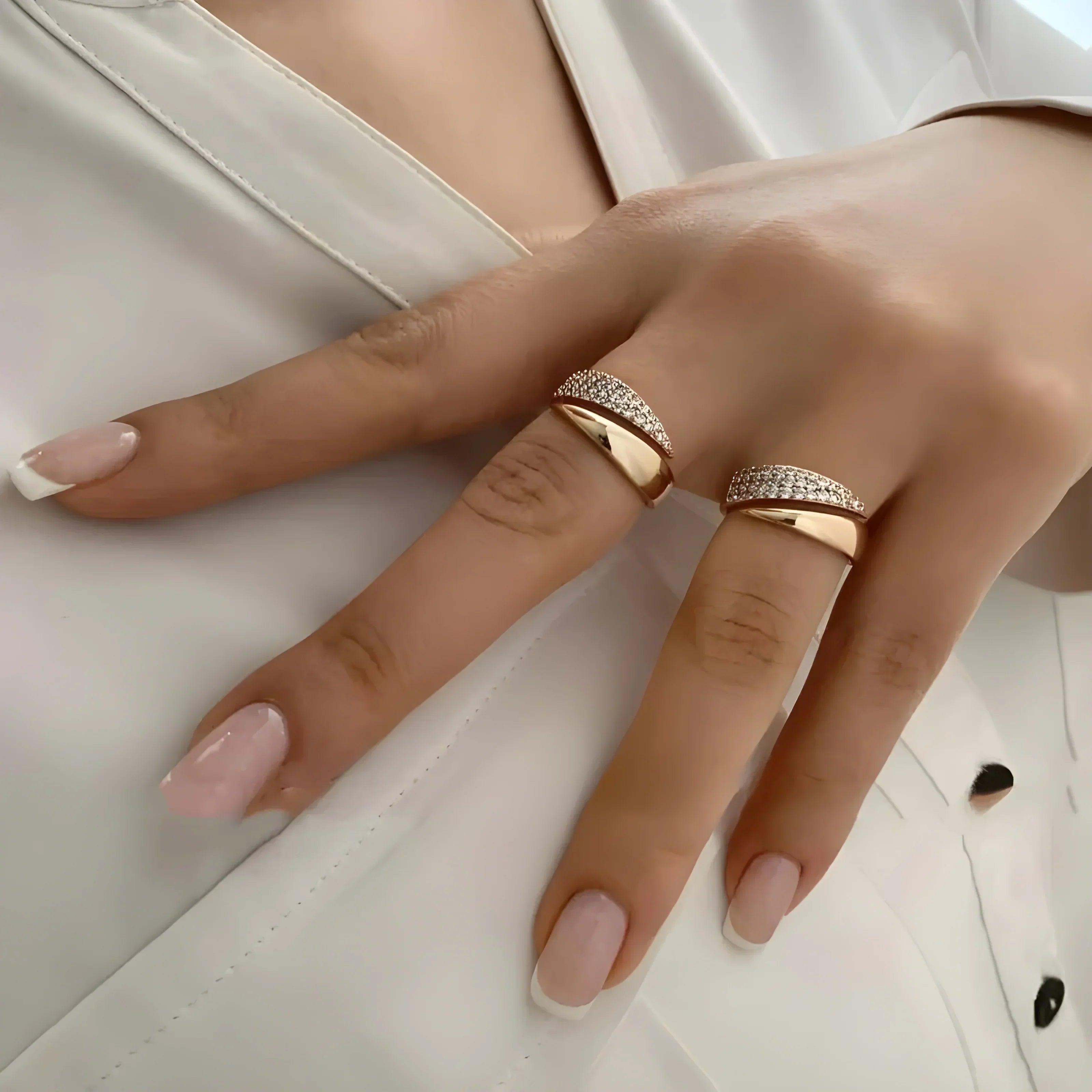 Luna | Sparkling Gold Ring (Buy 1, Get 1 Free)