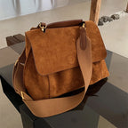 Lucette - Sac Bandoulière Suédine Vintage