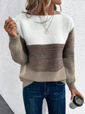 Anita - Pull Tricoté Ombre Élégant et Confortable