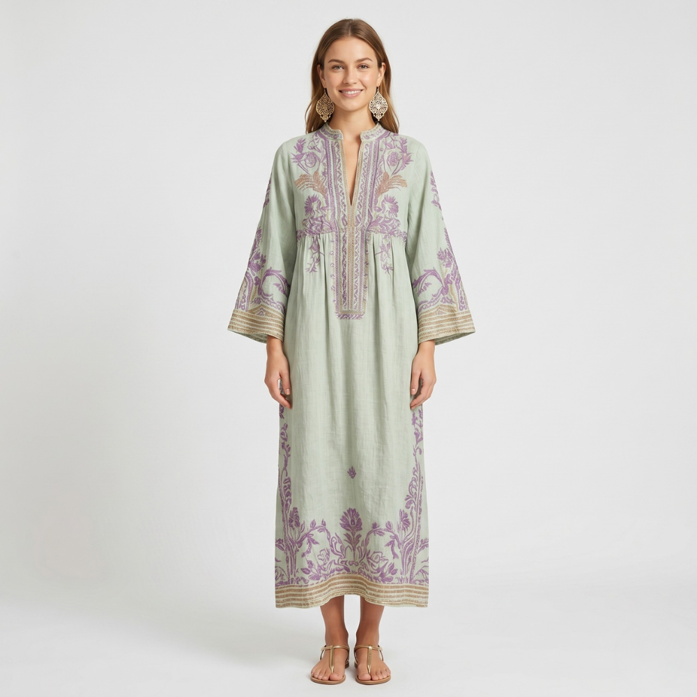 Judith | Robe Fluide Brodée