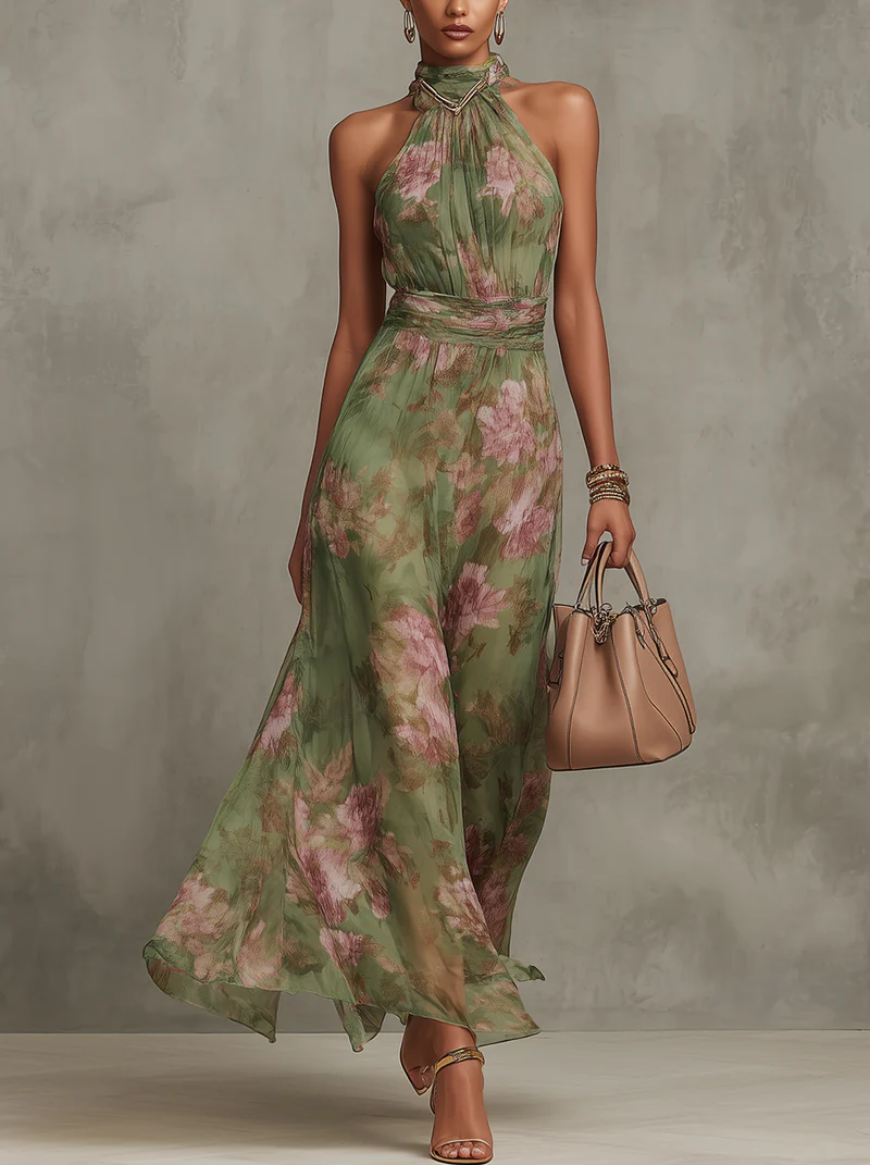 Valina | Elegant Floral Summer Dress
