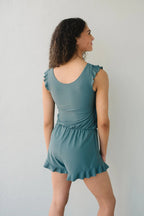 Bibiane - Maillot de bain avec volants et soutien-gorge intégré
