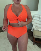 Aurore - Bikini triangle uni décontracté | Le bikini qui sublime chaque silhouette !
