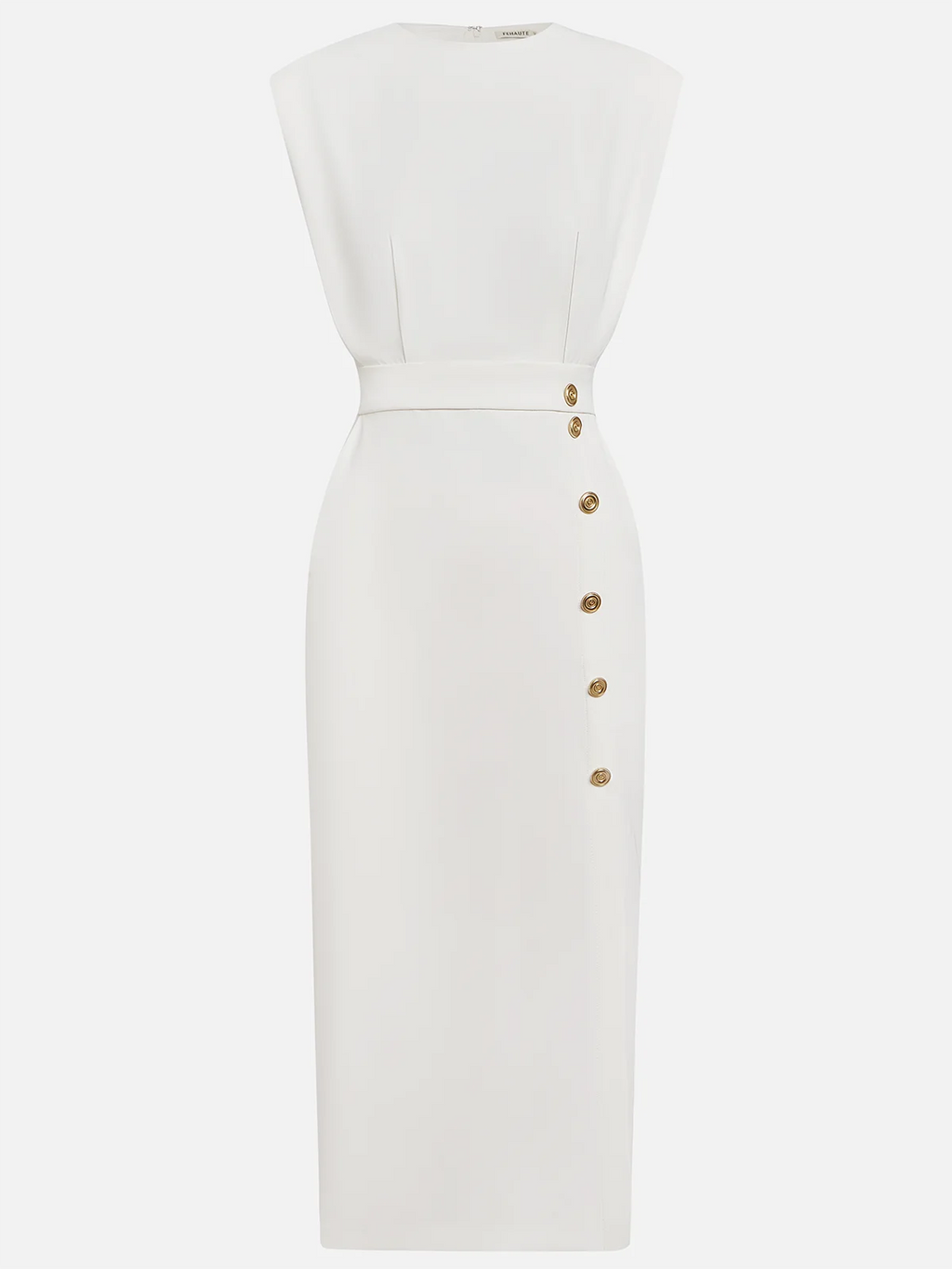 Marielle | Timeless Button Midi Dress