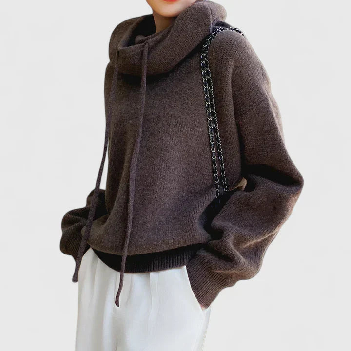 Isolde | Warm & Soft Knit Hoodie