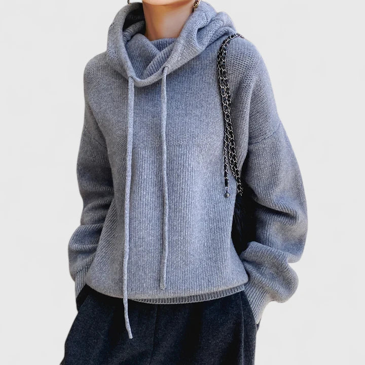 Isolde | Warm & Soft Knit Hoodie