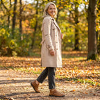 Gisela - Chaussures orthopédiques confortables à effet cuir