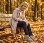 Gisela - Chaussures orthopédiques confortables à effet cuir