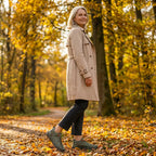 Gisela - Chaussures orthopédiques confortables à effet cuir