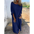 Avory | New Cotton-Linen Dress + Pants - Comfortable Two-Piece Set