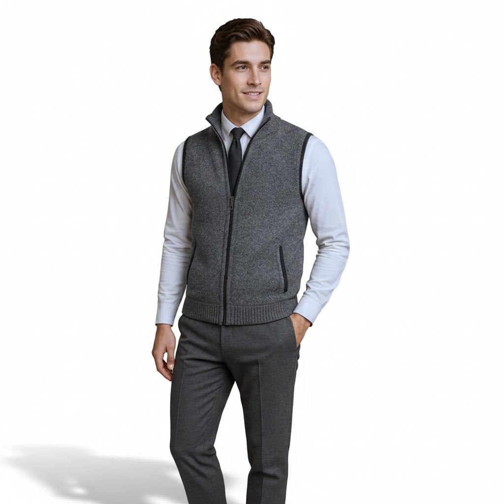 Marc™ – Le gilet zippé alliant élégance et confort intemporel